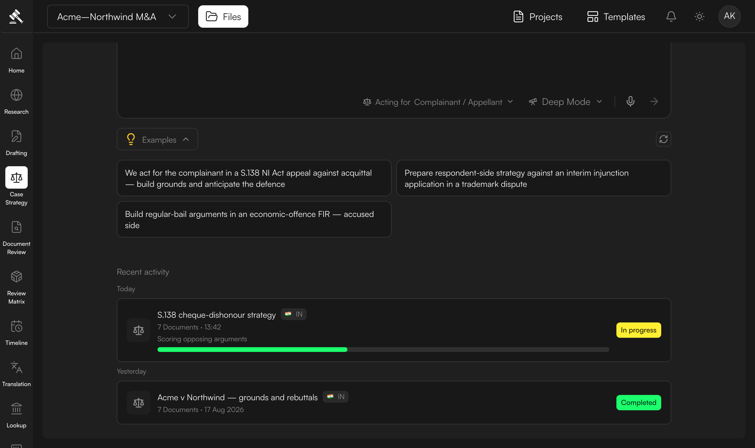 Attach your case files (optional, recommended)