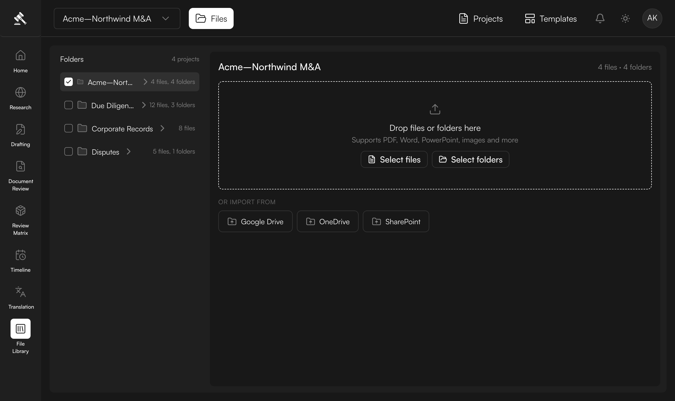 Add your files