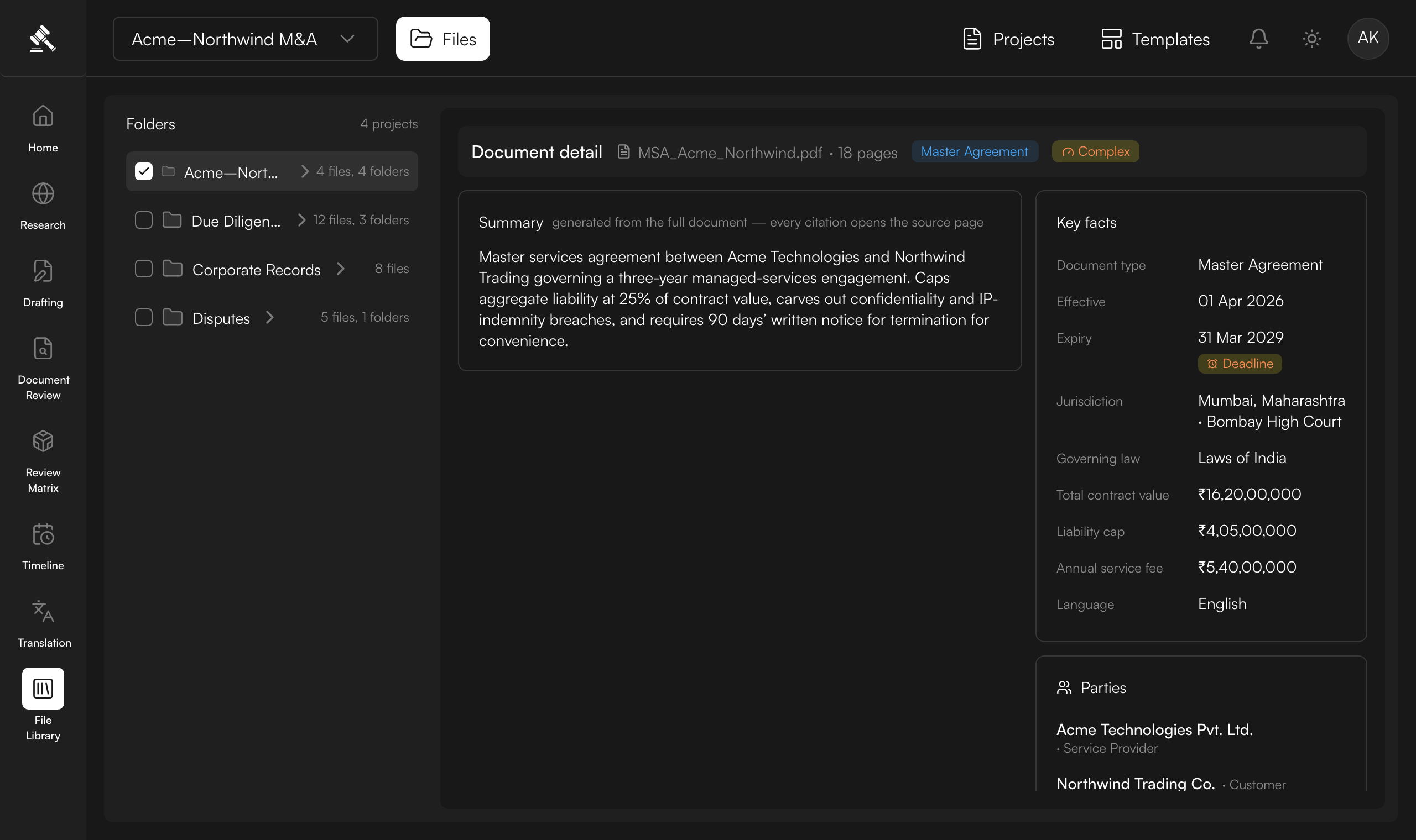 Read the extracted metadata