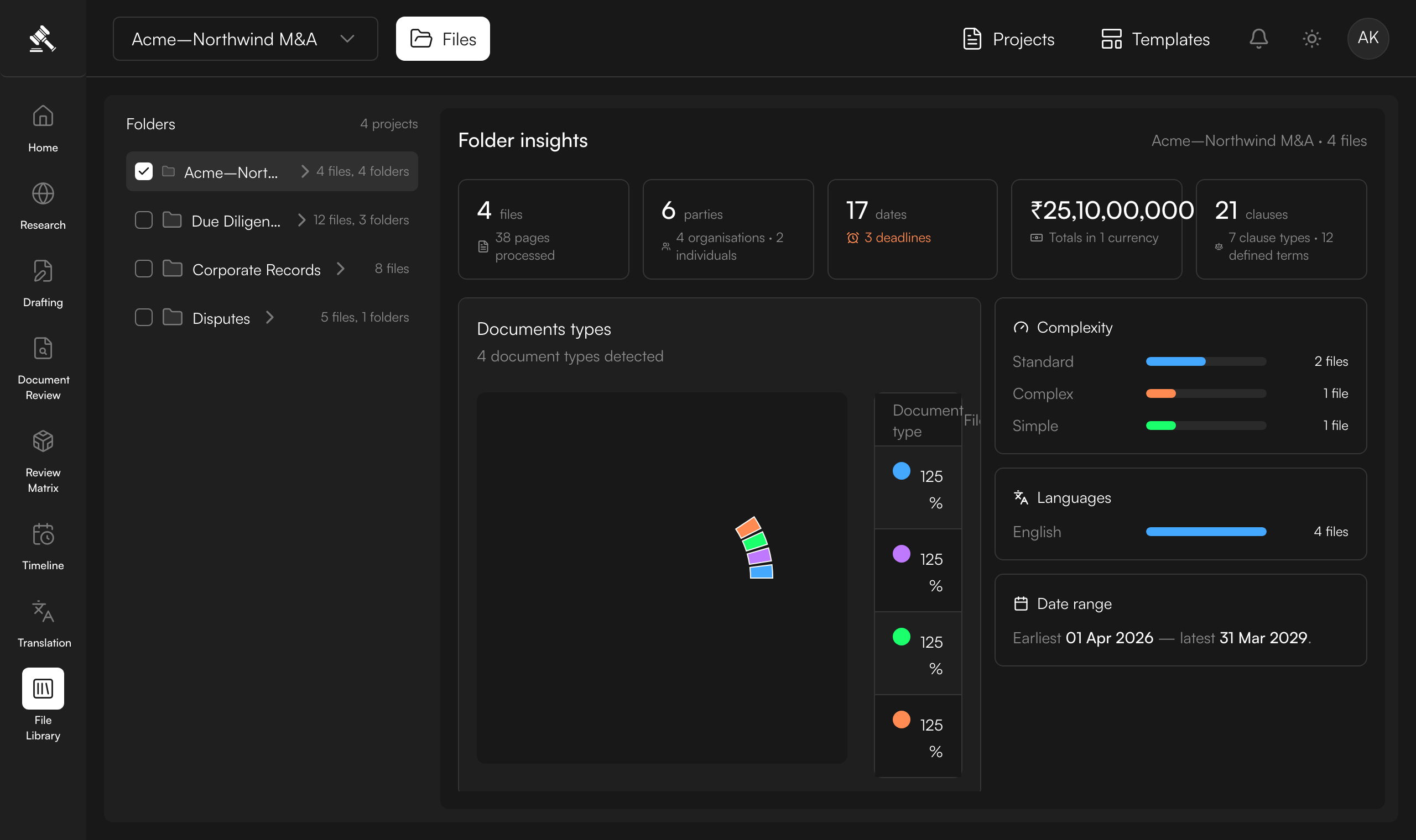 See folder insights at a glance