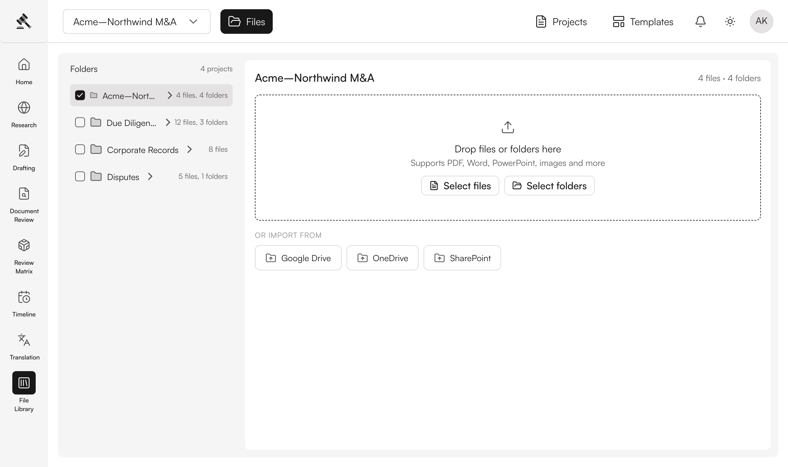 Add your files