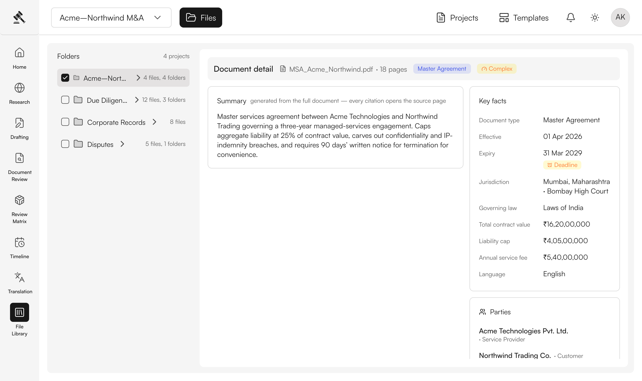 Read the extracted metadata