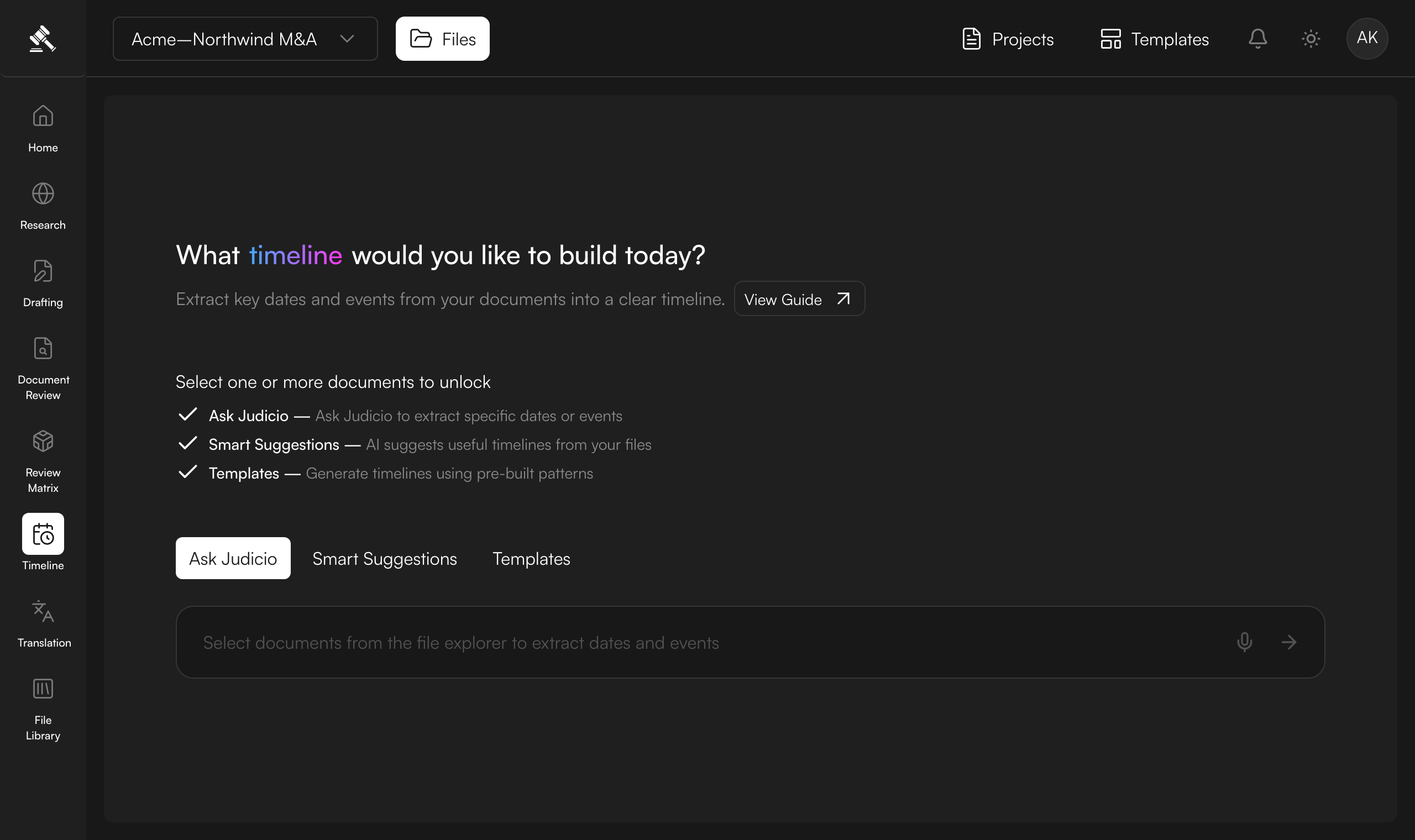 Open Timeline