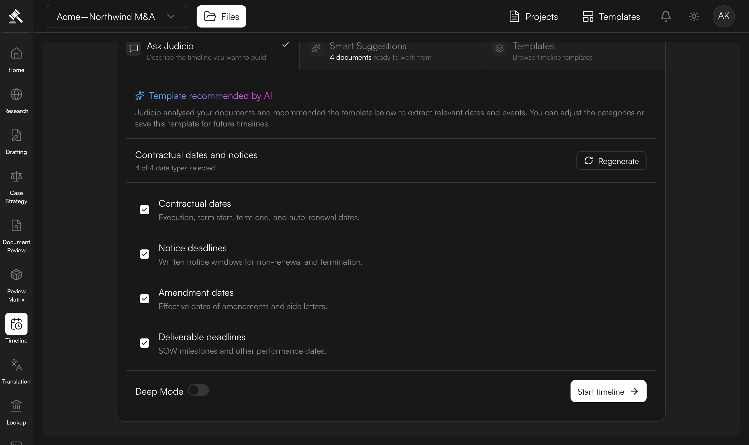 Review the suggested date types